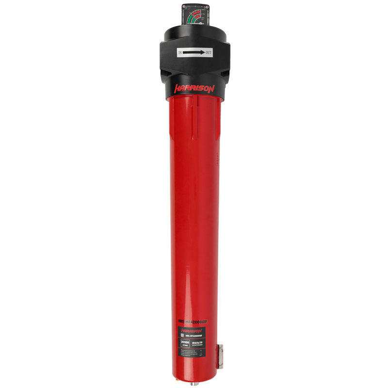 HRS-MFD20000IF Фильтр магистральный 0,01 мкм с дифференциальным манометром, 20000 л/мин, 12 бар, G 2 1/2