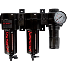 HRS-FFR3964 Блок подготовки с фильтрами 25 мкм, 5 мкм и регулятором 1/2', 3964 л/мин<