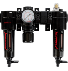 HRS-FRL1444 Блок подготовки с фильтром 5 мкм, регулятором и лубрикатором 1/4', 1444 л/мин<