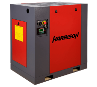 HRS-942100-10VSD Винтовой компрессор с ременным приводом и частотным преобразователем: 2100 л/мин, 10 бар, 15 кВт<