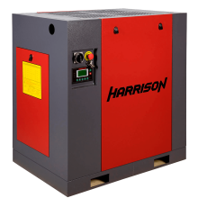 HRS-942100-10VSD Винтовой компрессор с ременным приводом и частотным преобразователем: 2100 л/мин, 10 бар, 15 кВт<