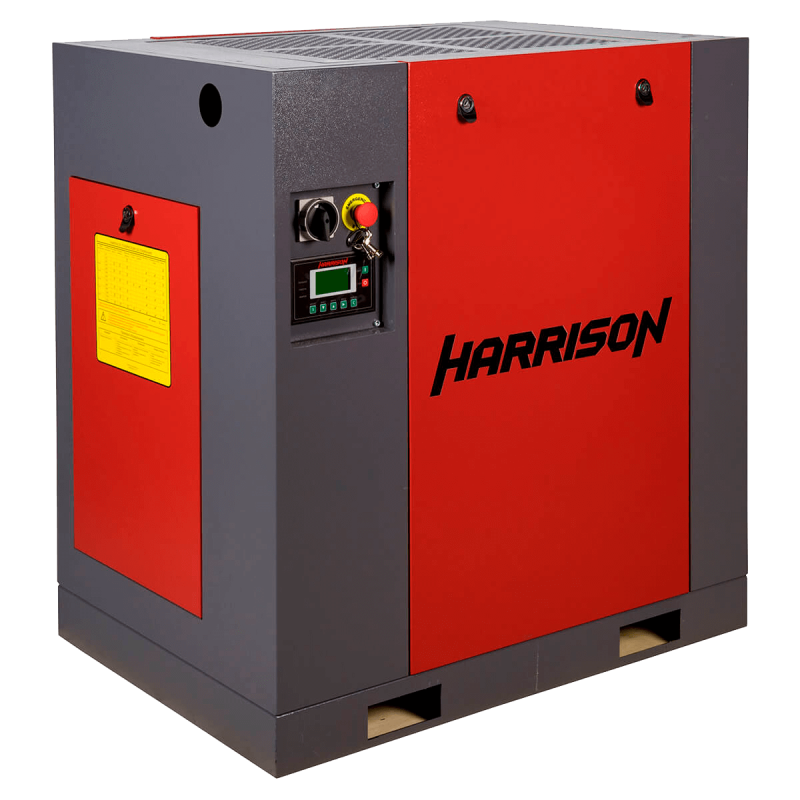 HRS-942100-10 Винтовой компрессор с ременным приводом: 2100 л/мин, 10 бар, 15 кВт<