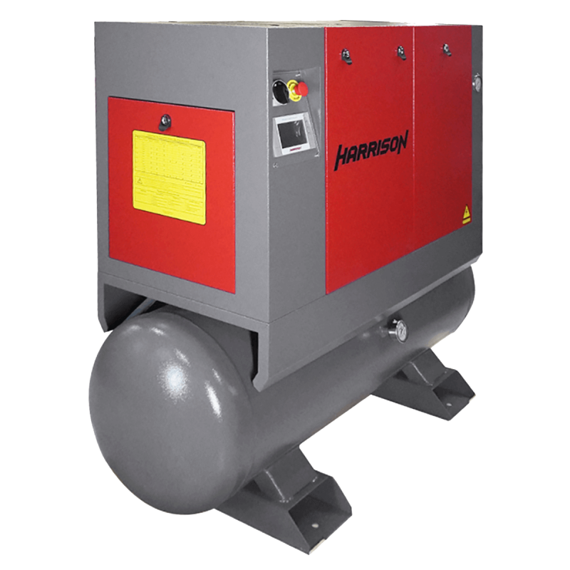 HRS-941300TDF5-10 Винтовой компрессор с ресивером, осушителем и фильтрами: 1300 л/мин, 10 бар, 11 кВ<