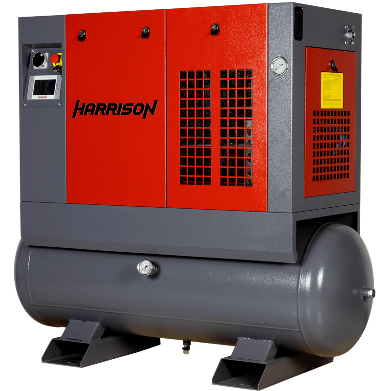 Винтовой компрессор с ременным приводом Harrison HRS-94600TDF3-8, 600 л/мин, 8 бар, 4 кВт<
