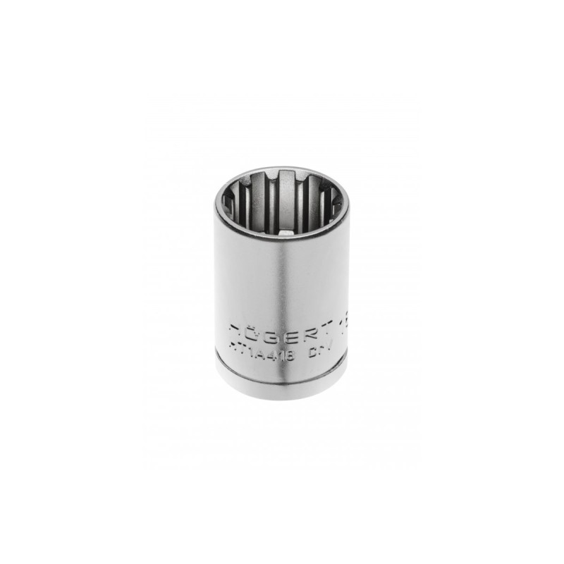 Торцевая головка Spline 1/2", 14 мм, CrV50BV30, DIN 3124, HT1A414, HOEGERT Торцевая головка Spline 1/2", 14 мм, CrV50BV30, DIN 3124, HT1A414, HOEGERT