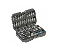 Набор инструментов, 46 шт., 1/4"  Черный, HT1R216, HOEGERT 