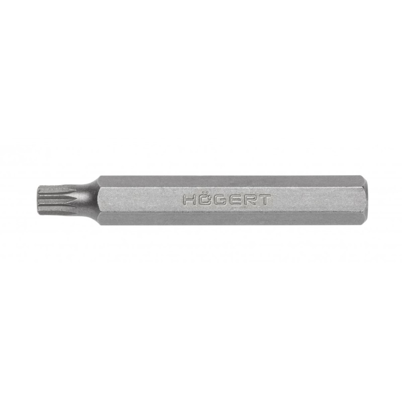 Бита SPLINE М5, 75 мм, M10, сталь S2, HT1S885, HOEGERT