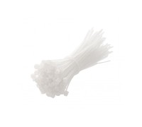 Нейлоновые стяжки 2,5 x 100 мм, 100 шт., белые, HT2C717, HOEGERT 