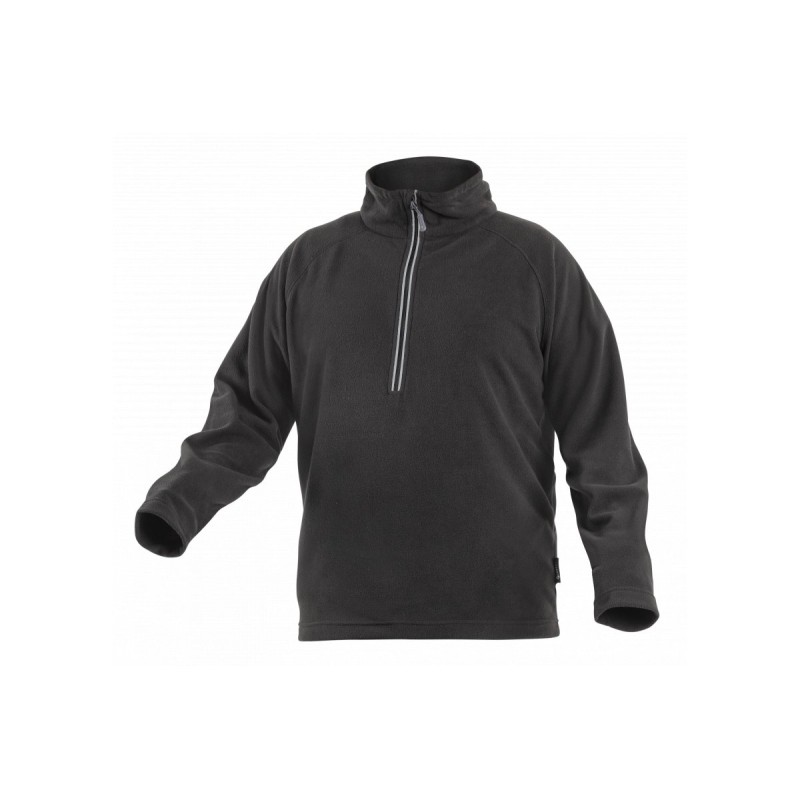 EDER Толстовка флисовая на молнии 3/4, черная 2XL, HT5K374-2XL, HOEGERT EDER Толстовка флисовая на молнии 3/4, черная 2XL, HT5K374-2XL, HOEGERT