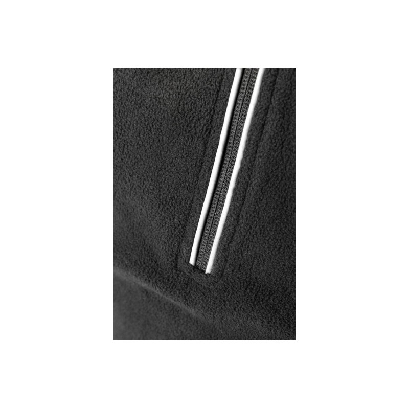 EDER Толстовка флисовая на молнии 3/4, черная 2XL, HT5K374-2XL, HOEGERT EDER Толстовка флисовая на молнии 3/4, черная 2XL, HT5K374-2XL, HOEGERT