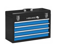 Ящик металлический инструментальный, 4 выдвижные секции, HT7G075 HOEGERT