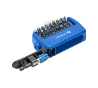Набор бит с битодержателем 1/4", SL, PH, PZ, Torx, 17 шт., HT1S401 HOEGERT