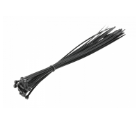 Нейлоновые стяжки 4,8 x 370 мм, 25 шт., черные, HT2C713, HOEGERT 