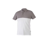 URFT Polo хлопок белая - асфальтовая L, HT5K422-L, HOEGERT 
