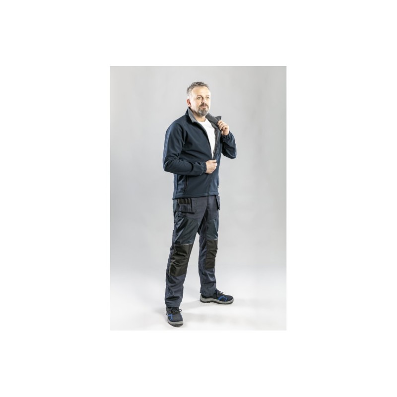 BIESE Толстовка SOFTSHELL, цвет темно-синий, размер M, HT5K255-M, HOEGERT BIESE Толстовка SOFTSHELL, цвет темно-синий, размер M, HT5K255-M, HOEGERT