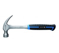 Молоток столяра монолитный, 450 г, с ручкой из стекловолокна, HT3B035, HOEGERT 