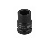 Головка торцевая ударная шестигранная, короткая 1/2", 15мм, DIN 3121, CrMo, HT4R065, HOEGERT 