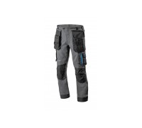 TAUBER Брюки рабочие 4-way stretch темно-серые 3XL (58), HT5K812-3XL HOEGERT