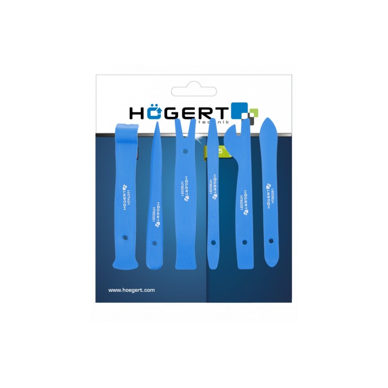 Набор съемников для обивки 6 шт, HT8G391, HOEGERT