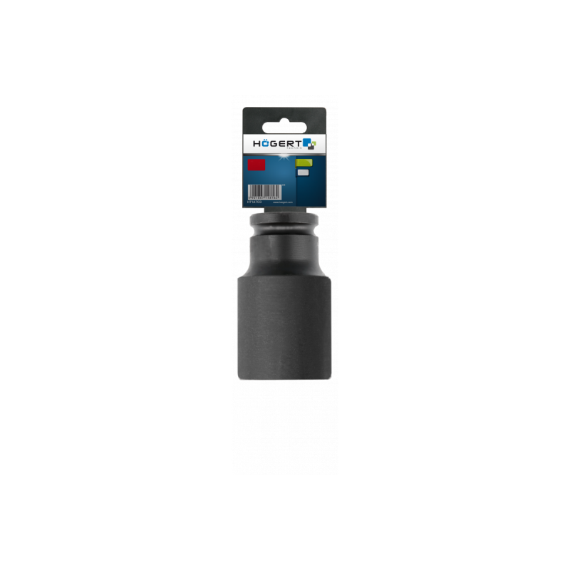 Головка торцевая ударная глубокая шестигранная 1/2", 32 мм, DIN 3121, CrMo, HT4R032, HOEGERT Головка торцевая ударная глубокая шестигранная 1/2", 32 мм, DIN 3121, CrMo, HT4R032, HOEGERT
