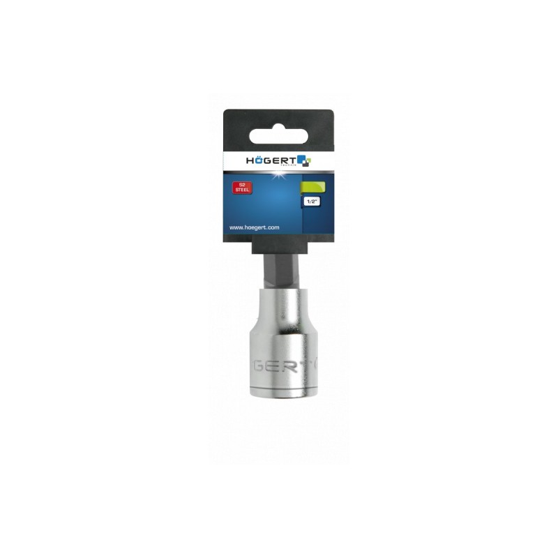 Торцевая головка TORX T27 55мм, 1/2" , HT1S748, HOEGERT Торцевая головка TORX T27 55мм, 1/2" , HT1S748, HOEGERT
