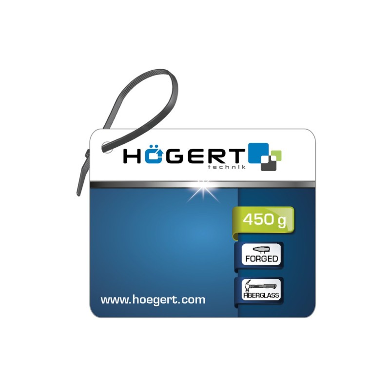 Молоток столяра 450 г, с рукояткой из стекловолокна, HT3B034, HOEGERT Молоток столяра 450 г, с рукояткой из стекловолокна, HT3B034, HOEGERT