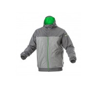 HEINER Куртка водостойкая темно-серая/зеленая XL (54), HT5K249-XL, HOEGERT 
