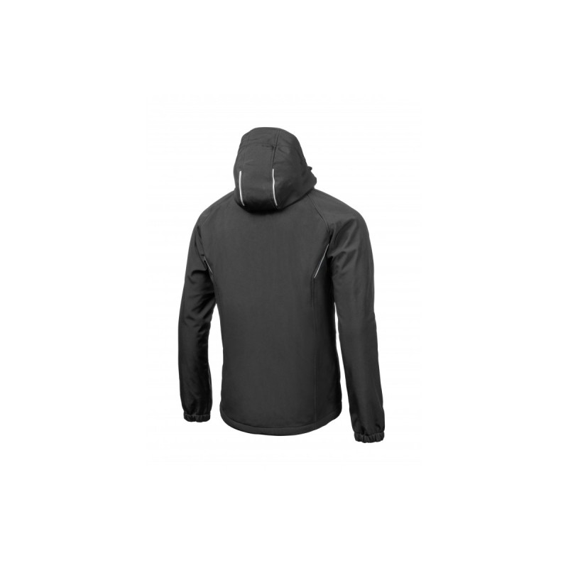 DITTER Куртка SOFTSHELL с капюшоном черная 3XL (58), HT5K260-3XL, HOEGERT DITTER Куртка SOFTSHELL с капюшоном черная 3XL (58), HT5K260-3XL, HOEGERT
