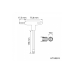 Ключ torx security типа "Т", длинный TT30, HT1W874, HOEGERT