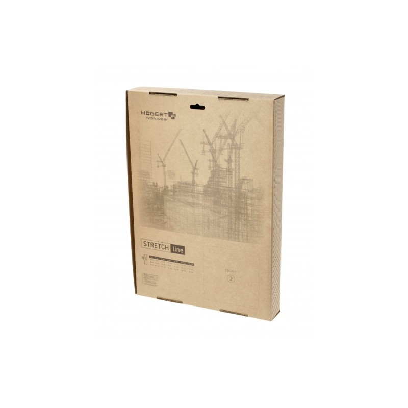 TAUBER Куртка рабочая 4-way stretch темно-серая XL (54), HT5K811-XL, HOEGERT TAUBER Куртка рабочая 4-way stretch темно-серая XL (54), HT5K811-XL, HOEGERT