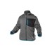 NISTER Толстовка рабочая серый меланж/синяя 2XL (56), HT5K900-2XL, HOEGERT