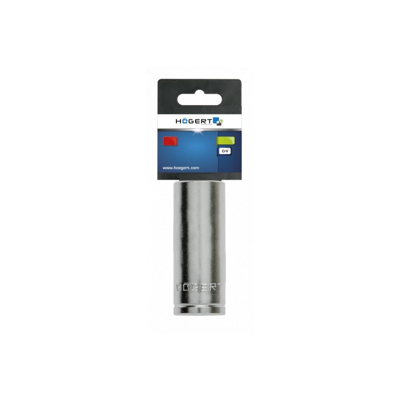 Торцевая головка шестигранная 3/8“, глубокая, CrV, 8 мм, HT1A158, HOEGERT Торцевая головка шестигранная 3/8“, глубокая, CrV, 8 мм, HT1A158, HOEGERT