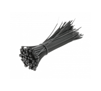 Нейлоновые стяжки 2,5 x 140 мм, 100 шт., черные, HT2C701 HOEGERT