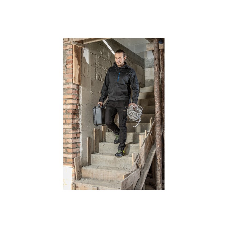 SAUTEN Полуботинки рабочие O1 FO SR черные/желтые hi-vis 44, HT5K579-44, HOEGERT SAUTEN Полуботинки рабочие O1 FO SR черные/желтые hi-vis 44, HT5K579-44, HOEGERT