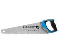 Пила-ножовка 450 мм, 7 TPI, закаленное, трехсторонняя заточка, HT3S204, HOEGERT 