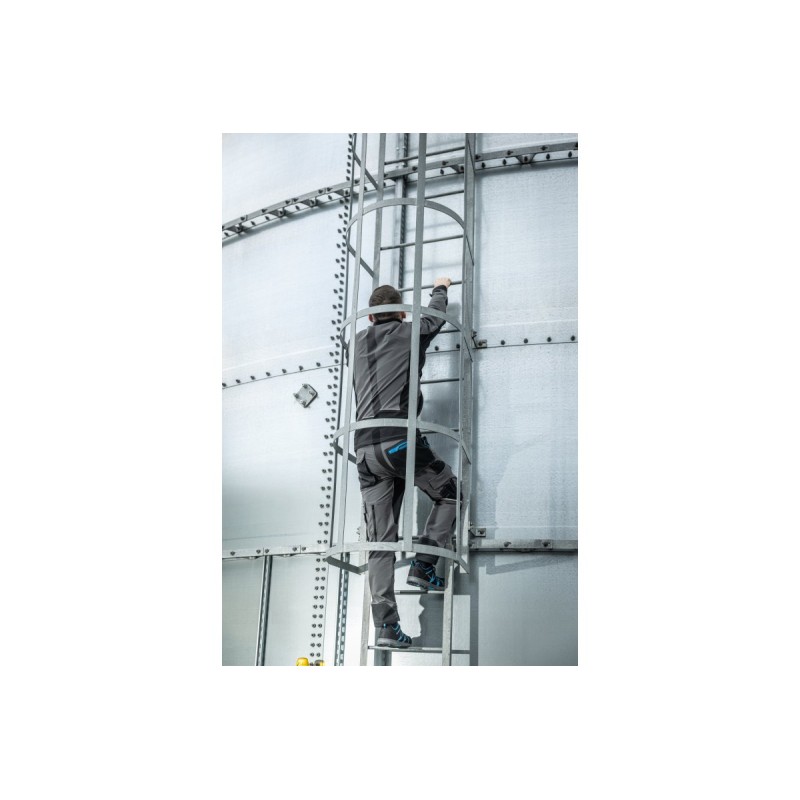 TAUBER Брюки рабочие 4-way stretch темно-серые M (50), HT5K812-M, HOEGERT