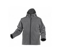 INN куртка софтшелл с капюшоном, графит, 2XL , HT5K254-2XL, HOEGERT 