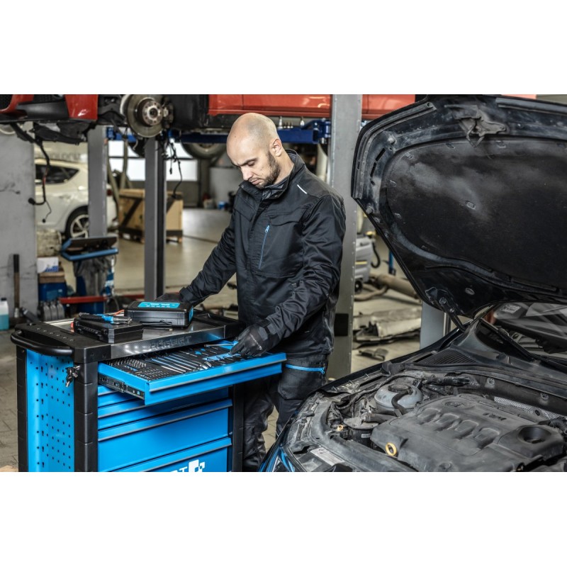 Тележка инструментальная, 6 ящиков  Premium, HT7G571, HOEGERT