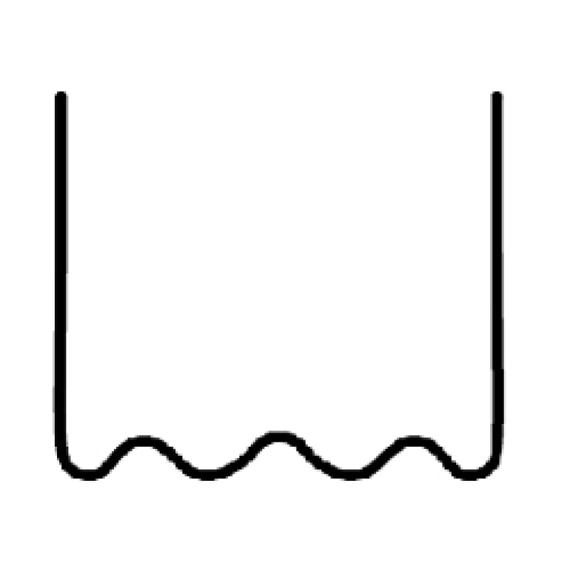 Скоба волнообразная 0.6 мм (100 шт.)