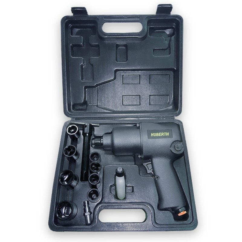 Гайковерт ударный пневматический с комплектом аксессуаров