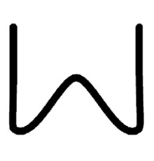 Скоба с внутренним углом 0.6 мм (100 шт.)