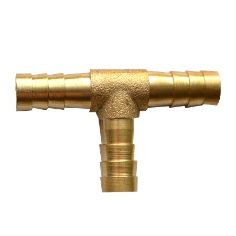 Тройник прямой с "елочкой" 3 х 9 мм (10шт.)