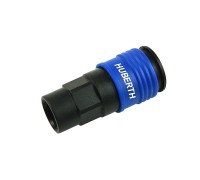 Муфта БРС немецкого типа с внутренней резьбой 1/4" пластик+металл (5 шт.)