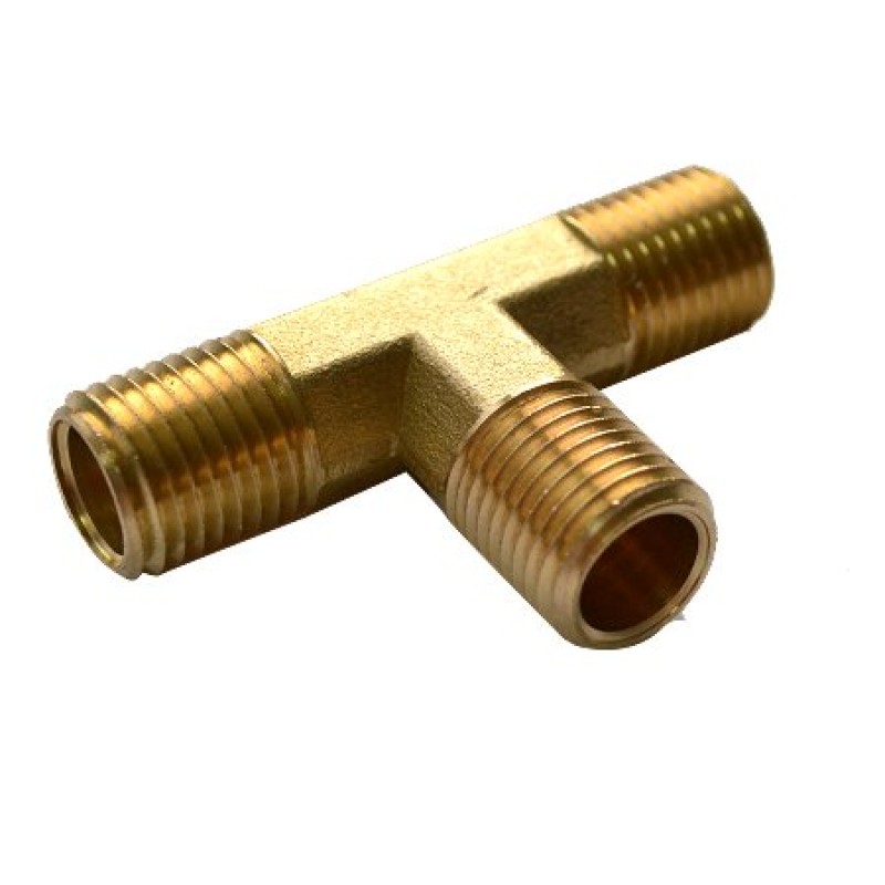 Тройник прямой с внешней резьбой 3 х 1/4" (10шт.)