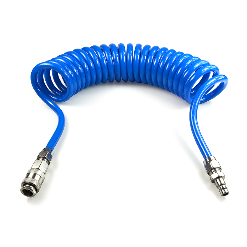 Шланг витой 8х12 мм с быстроразъёмным соединением (5 м)