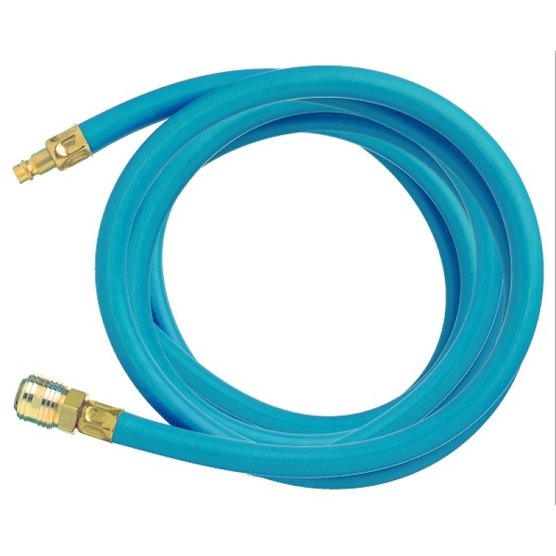 Шланг воздушный армированный 10 м / диам. 9 мм с быстроразъемными соединениями (евро)