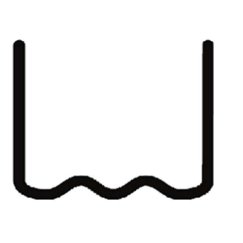 Скоба волнообразная 0.8 мм (100 шт.)