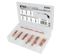 Набор токовых наконечников для Carpulse 150 и 250 сталь / алюминий