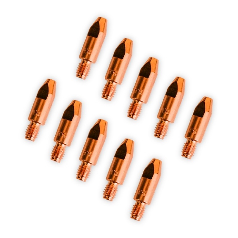 Наконечник токовый Ø0.8 мм к 150-А горелкам для стали (10 шт.)