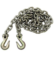 Цепь тяговая на 12 тонн с двумя крюками для кузовного ремонта (2.5 м)